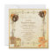 Elegant Crib & Teddy Vintage Baby Shower Invites