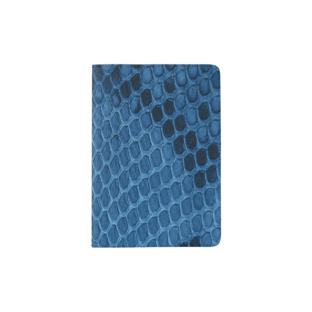 Elegant crocodile skin Custom Passport Holder (Front)