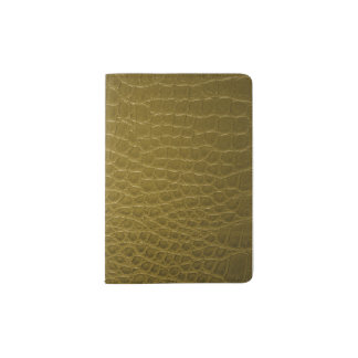 Elegant Crocodile skin Passport Holder