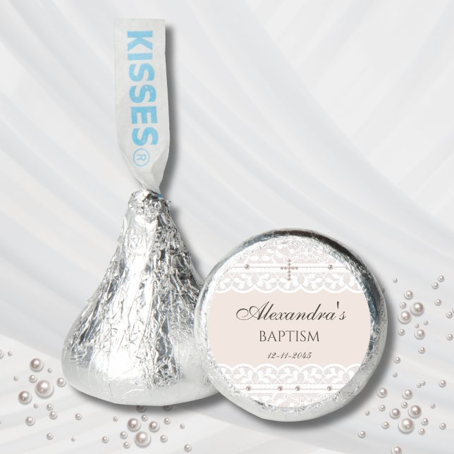 Elegant Cross Christian Baptism Favor (Creator Uploaded)