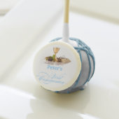 Elegant Cross First Holy Communion Cake Pop Favors (Front Insitu)