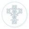 Elegant Cross in Blue