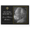 Elegant Cross Photo Black Bereavement | Funeral