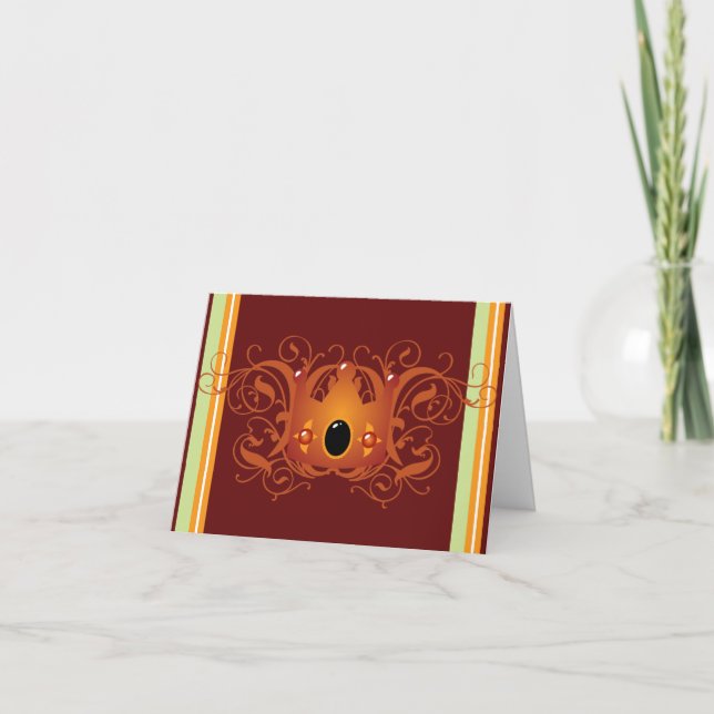 Elegant Crown Thank You Cards (Front)