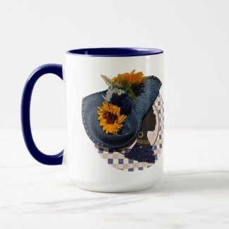 ELEGANT CROWNS - BLUE SUNFLOWER