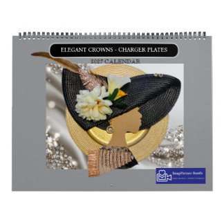 ELEGANT CROWNS CHARGER PLATES 2027 Calendar