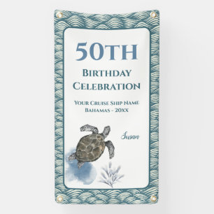 Elegant Cruise Door Decor Sign Birthday