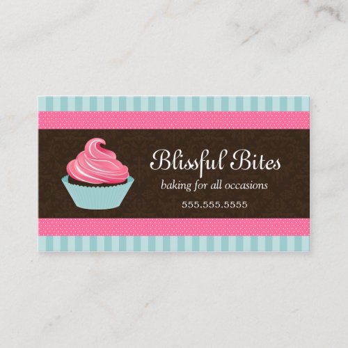 Cupcake Bakery Business Cards