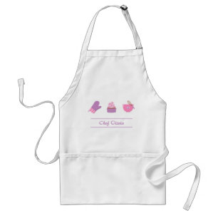 Elegant Cupcake Mitten Baking Baker Cook Adult Apron