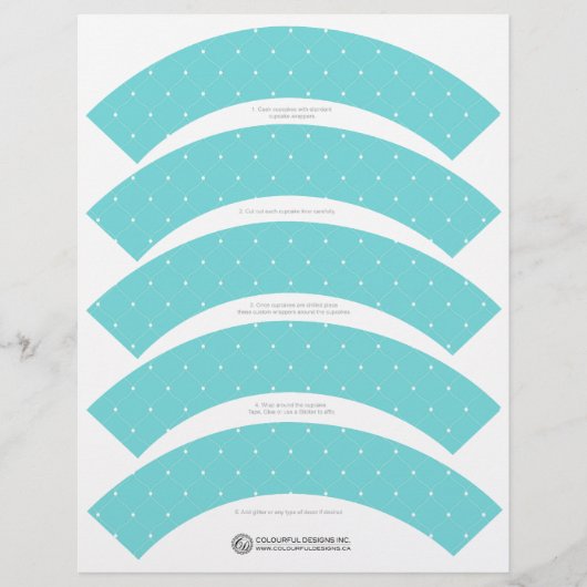 Elegant Cupcake Wrappers (Front)