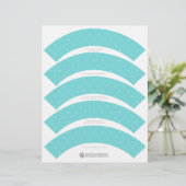 Elegant Cupcake Wrappers (Standing Front)