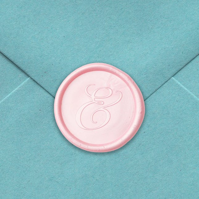 Elegant Cursive Ampersand Wax Seal Sticker (Creator Uploaded)
