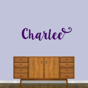 Elegant Cursive Family Name Large Wall Decal