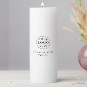 Elegant Custom 3" x 4" Personalized Pillar Candle