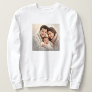 Elegant Custom Add Your Own Photo gift for Wifey Sweatshirt
