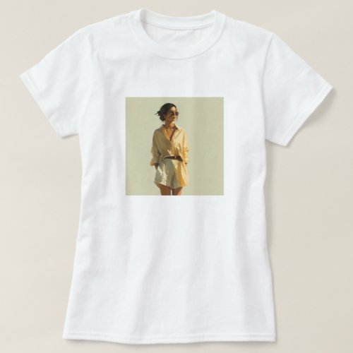 Elegant Custom Add Your Own Photo womens  T-Shirt