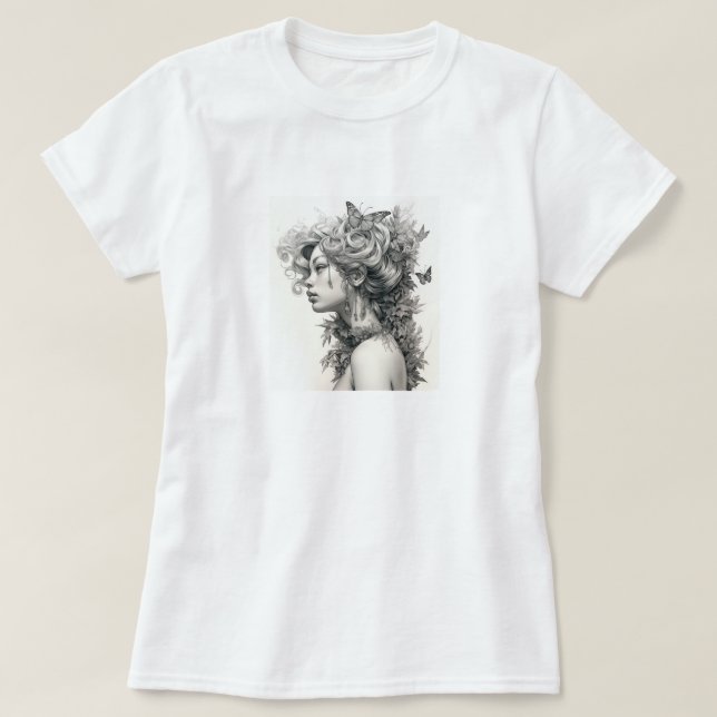 Elegant Custom Add Your Own Photo womens tshirts (Design Front)
