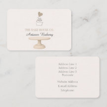 Elegant Custom Artisan Bakery Business Branding