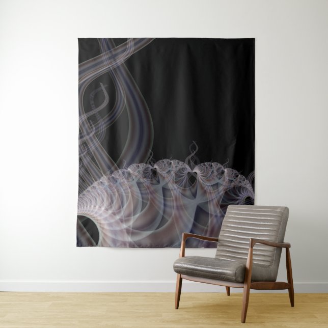 Elegant Custom Artistic Wall Tapestry (In Situ)