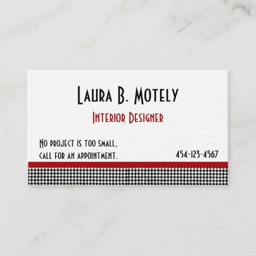 Customizable Elegant Custom Business Card