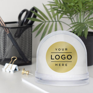Elegant Custom Business Logo Promotional Snow Globe