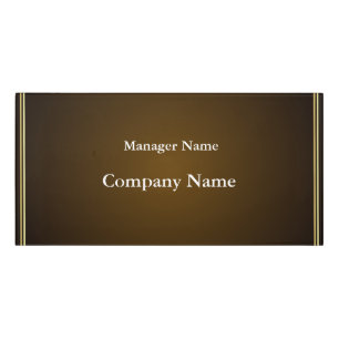 Elegant Custom business Office Door Sign