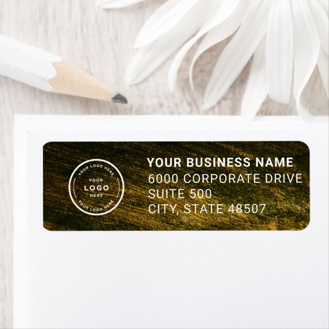 Elegant Custom Business Return Address Label (Insitu)