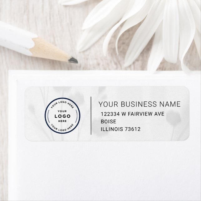Elegant Custom Business Return Address Label (Insitu)