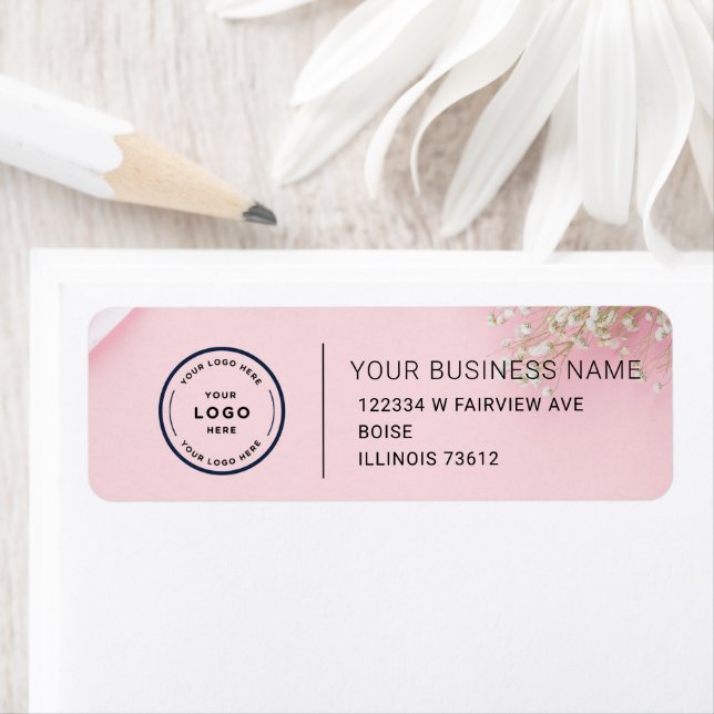 Elegant Custom Business Return Address Label (Insitu)
