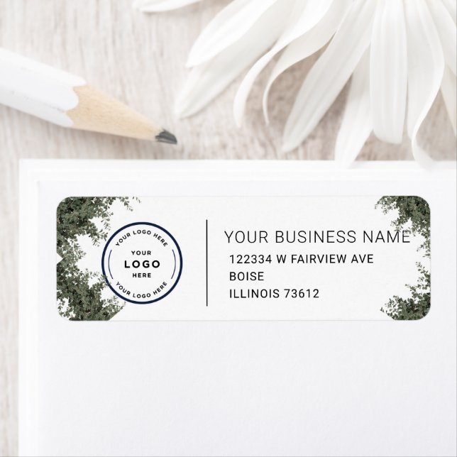 Elegant Custom Business Return Address Label (Insitu)