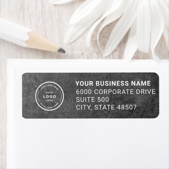 Elegant Custom Business Return Address Label (Insitu)