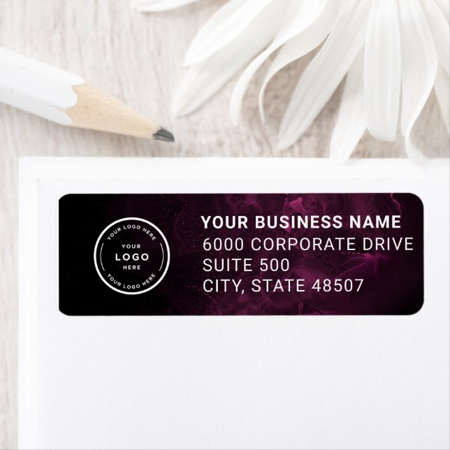 Elegant Custom Business Return Address Label (Insitu)