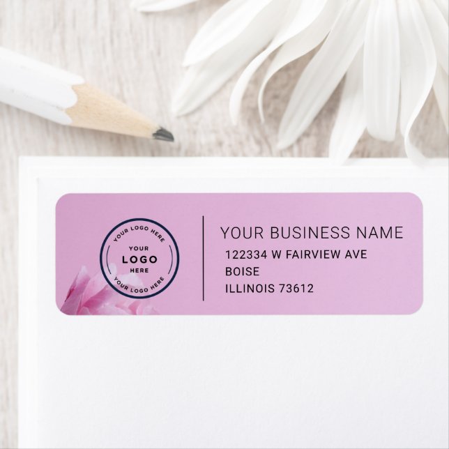 Elegant Custom Business Return Address Label (Insitu)