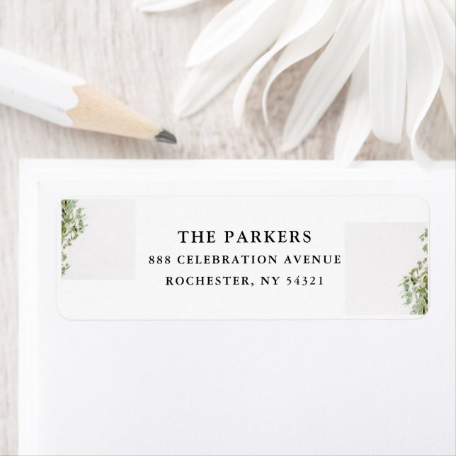 Elegant Custom Business Return Address Label (Insitu)