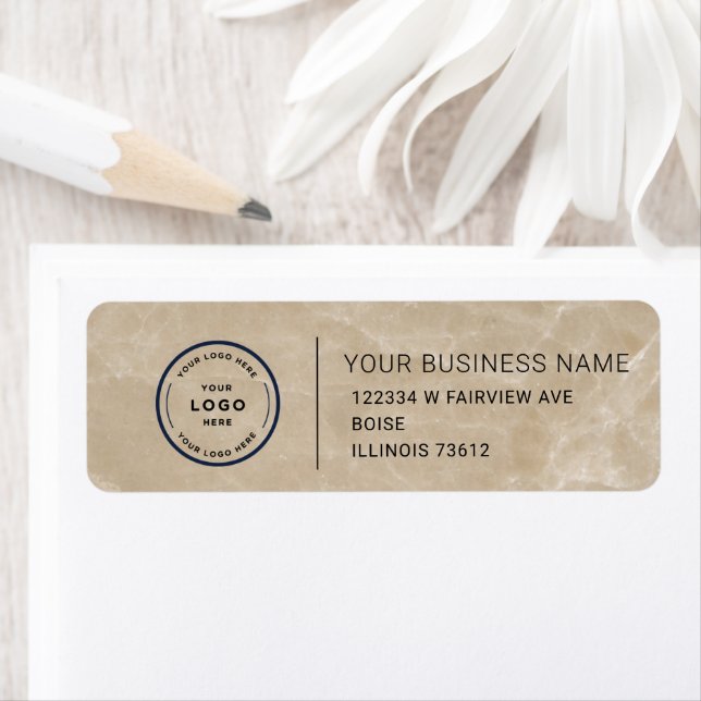 Elegant Custom Business Return Address Label (Insitu)