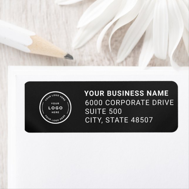 Elegant Custom Business Return Address Label (Insitu)