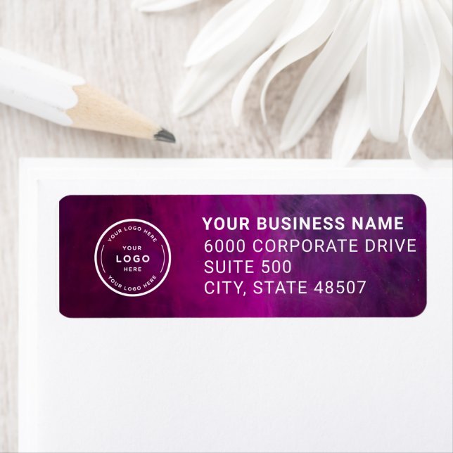 Elegant Custom Business Return Address Label (Insitu)