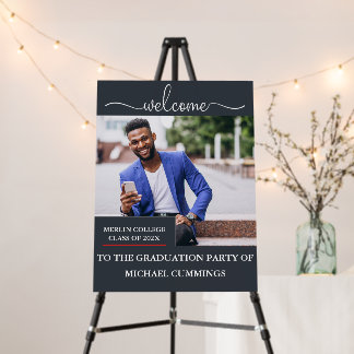 Elegant Custom Celebration Welcome Sign 