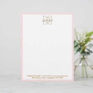 Elegant Custom Company Business Logo Branding Letterhead