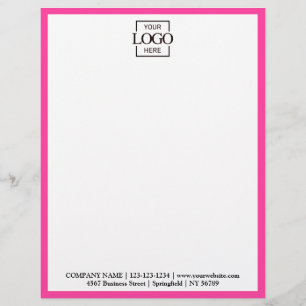 Elegant Custom Company Business Logo Branding Letterhead