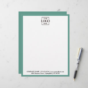 Elegant Custom Company Business Logo Branding Letterhead