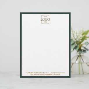 Elegant Custom Company Business Logo Branding Letterhead