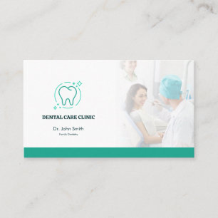 Elegant Custom Dental Modern Dentist appointment  Business Card