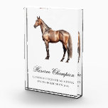 Elegant Custom Equestrian Horse Show Trophy Acrylic Award<br><div class="desc">Elegant Custom Equestrian Horse Show Trophy Acrylic Award</div>