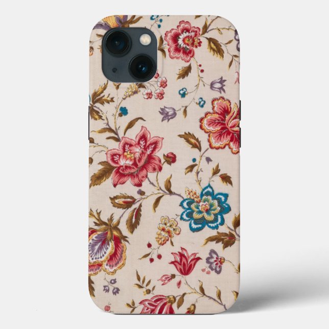 Elegant Custom Floral Photo Case-Mate iPhone Case (Back)