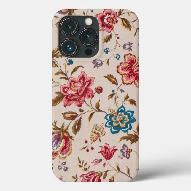 Elegant Custom Floral Photo Case-Mate iPhone Case (Back)