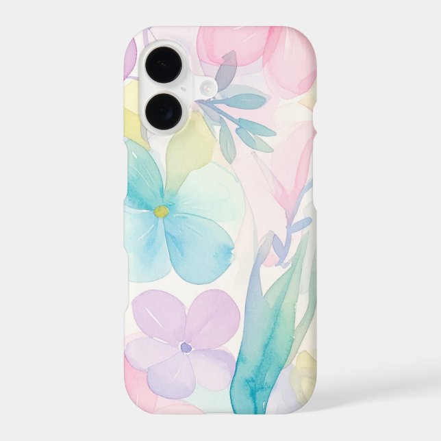 Elegant Custom Floral Photo Case-Mate iPhone Case (Back)