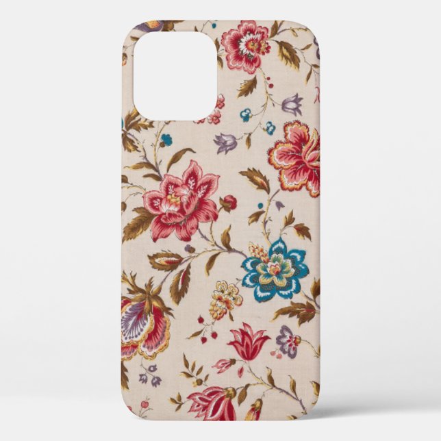 Elegant Custom Floral Photo Case-Mate iPhone Case (Back)