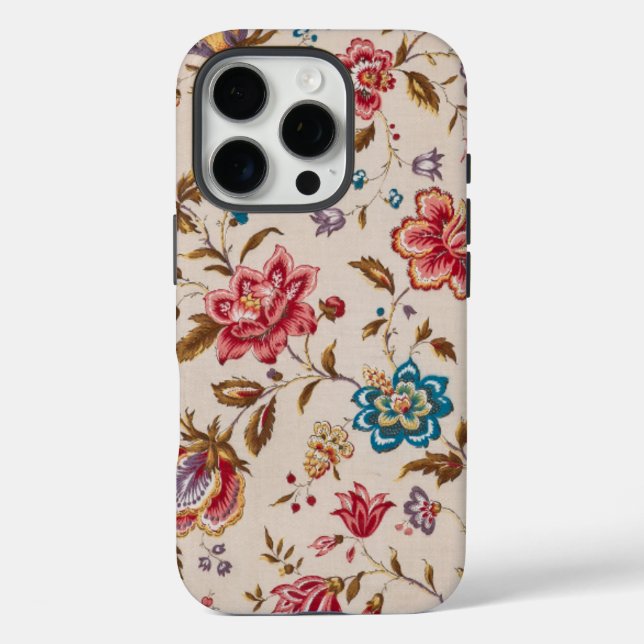 Elegant Custom Floral Photo Case-Mate iPhone Case (Back)
