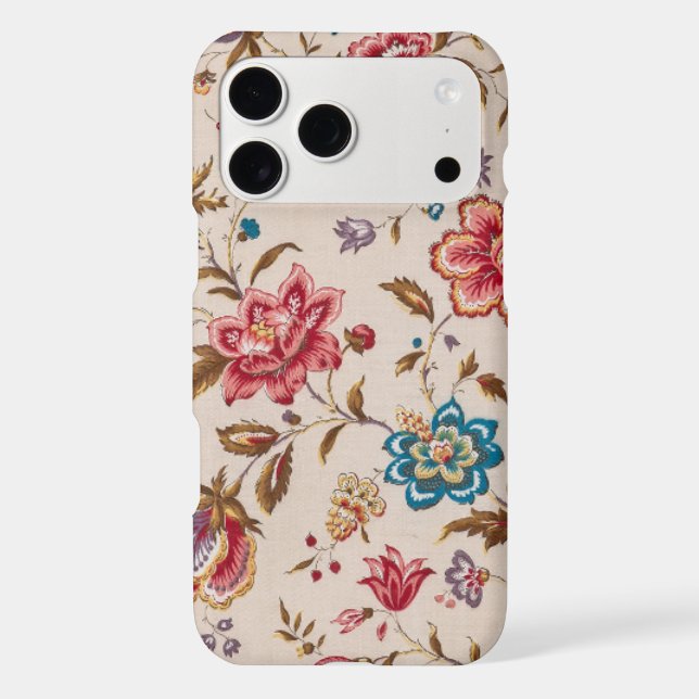 Elegant Custom Floral Photo iPhone Case (Back)